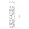Container BLX Slide Fully Locking. Stainless Steel 304 (129-227 kg/pair) - Pair Pricing - Image 2