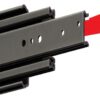 Container Red Slide Fully Locking. Heavy Duty/ Hi-Load (180-250 kg/pair) - Pair Pricing