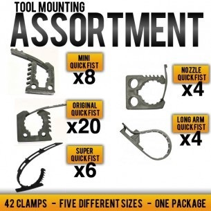 Quick Fist 42 Assorted Tool Mounts (35% Discount)