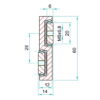 STR-60 Full Extension (20-260kg/pr) Mobile 'S' Beam - Image 2
