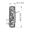 4032.R21D-SC light rail soft close telescopic slide