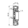 4032.R21D-SCPO Light Rail Soft-Close Push-To-Open Telescopic slide (30kg) Cold Rolled Steel - Image 2