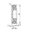 4032.R21DS light rail stainless steel telescopic slide end profile