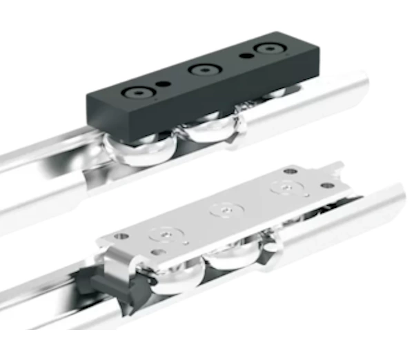 4080.STE45 - C-Profile Sliders - Aluminium & Stainless Steel