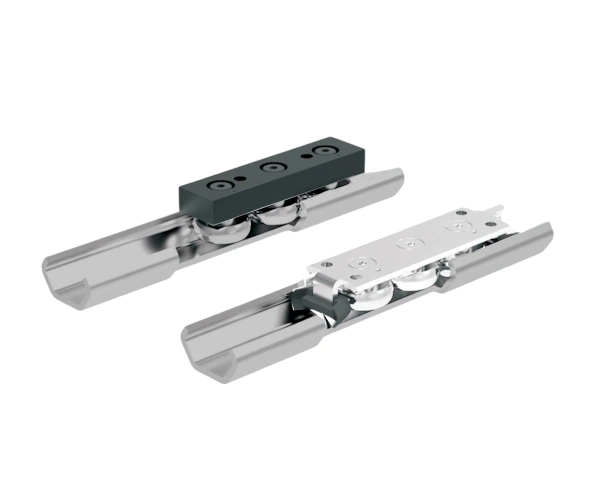 4080.TE30 - C-Profile Roller Linear Rail - Steel BZP
